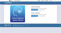 Desktop Screenshot of jovenstalentos.capes.gov.br