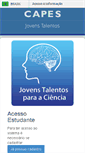 Mobile Screenshot of jovenstalentos.capes.gov.br