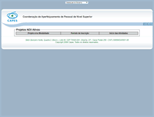 Tablet Screenshot of inscricoes-cgbe.capes.gov.br