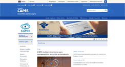 Desktop Screenshot of capes.gov.br