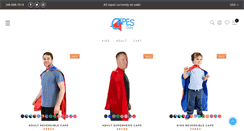 Desktop Screenshot of capes.com